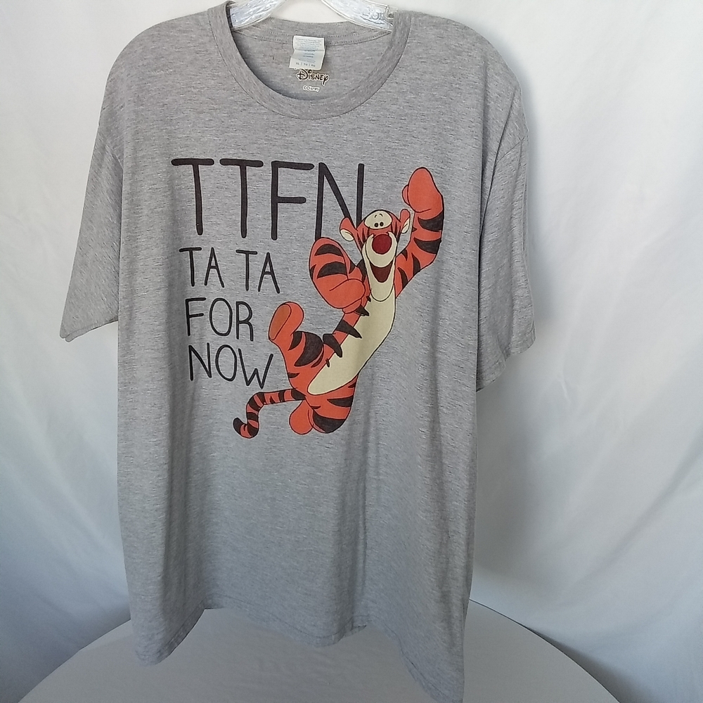 Disney Tiger Grey Shirt Size XL